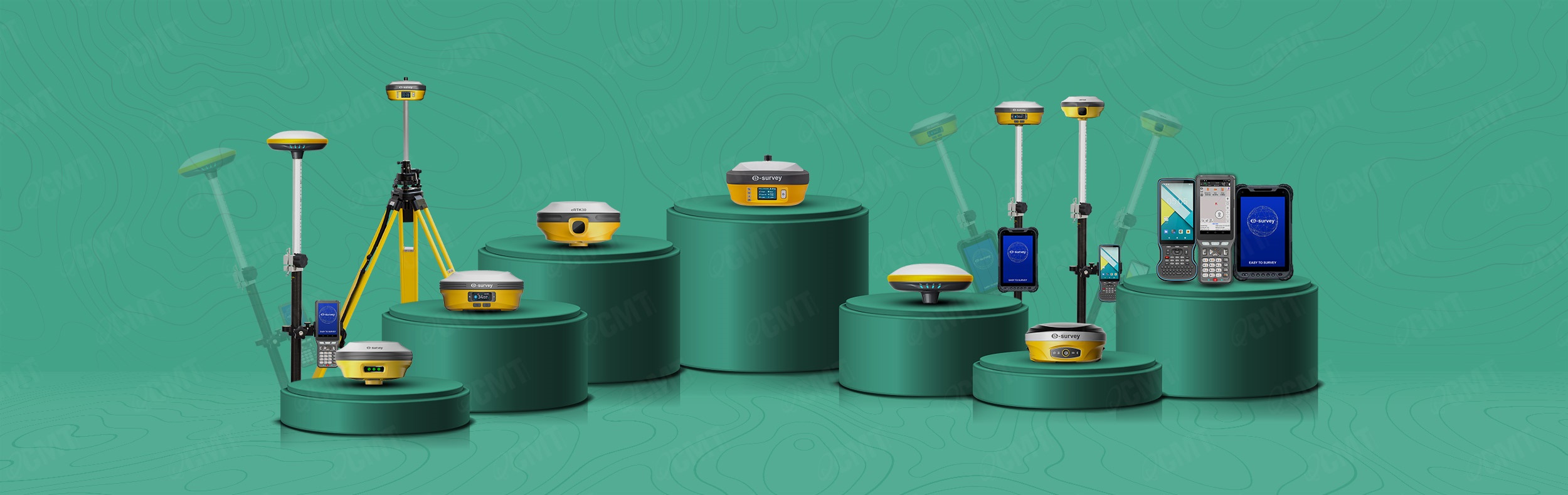  CMT TOTAL STATION 60 Yıllık Tecrübenin Yeni Yüzü E300 Pro Tam Donanımlı RTK Alıcısı